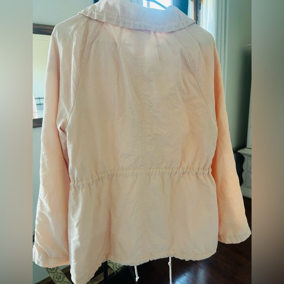 LOFT Light Salmon Pink Utility Jacket - Picture 3 of 6